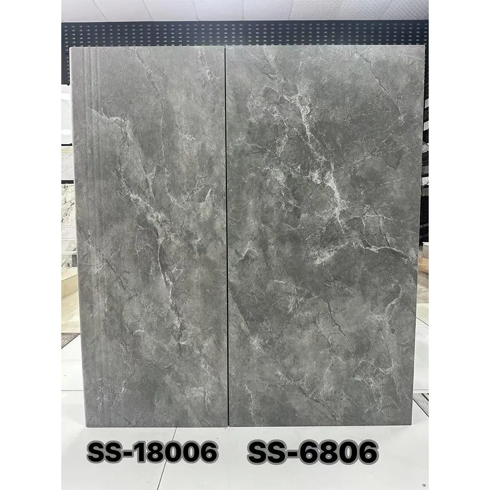 Customized Design Marble Look Porcelain Floor Tiles Stairs Matte Stair Steps and Risers