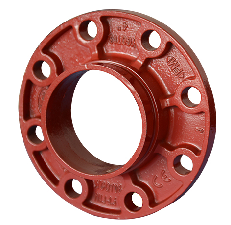 UL FM Grooved Ductile Iron Grooved Flange Adapter for Fire Sprinkler System