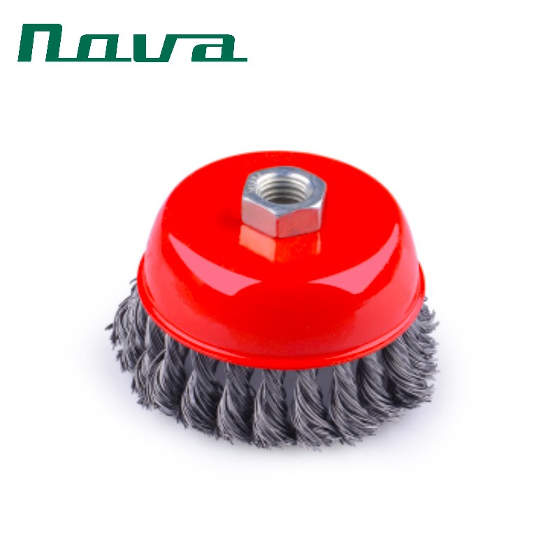 Abrasive Wire Cup Wheel Brush for Cleaning Remove Rust