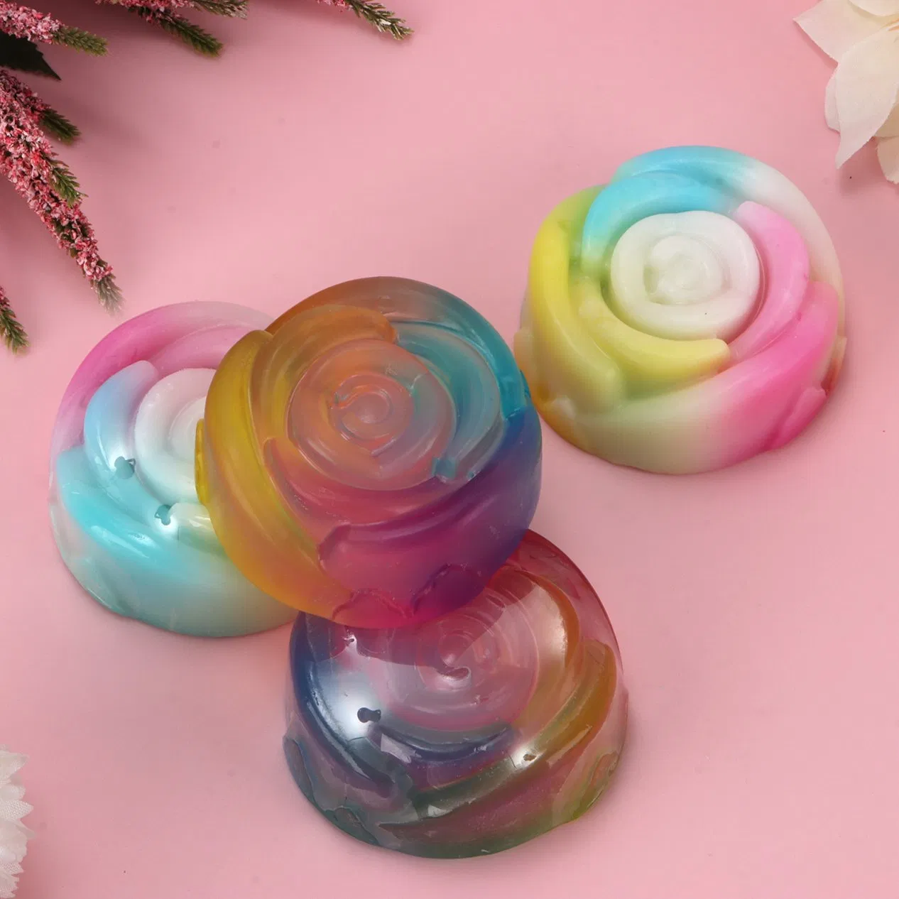Natural Rose Essential Oil Hand Soap for Soft and Fragrant Hands