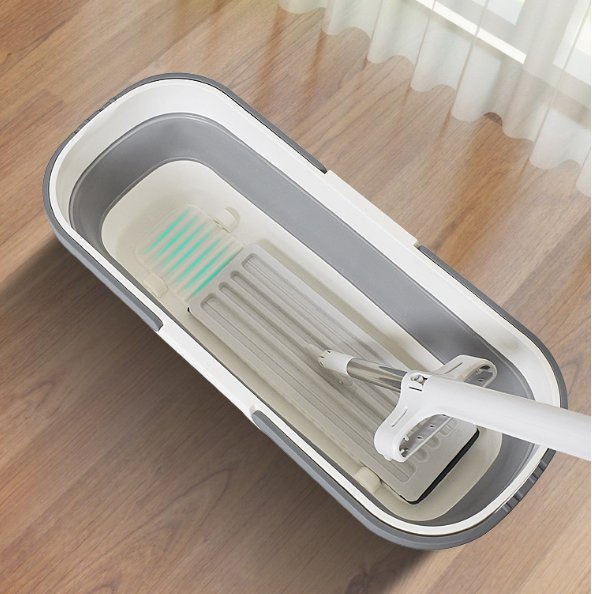 Foldable Water Bucket Mop Bucket, Large Household Rectangular Plastic Washing Bucket