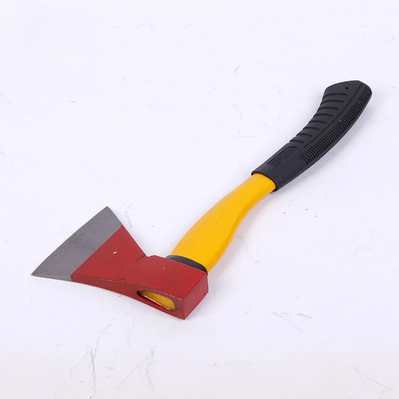 Multi-Purpose Hatchet Broad Felling Working Axe Ax with Curved Fiberglass Handle