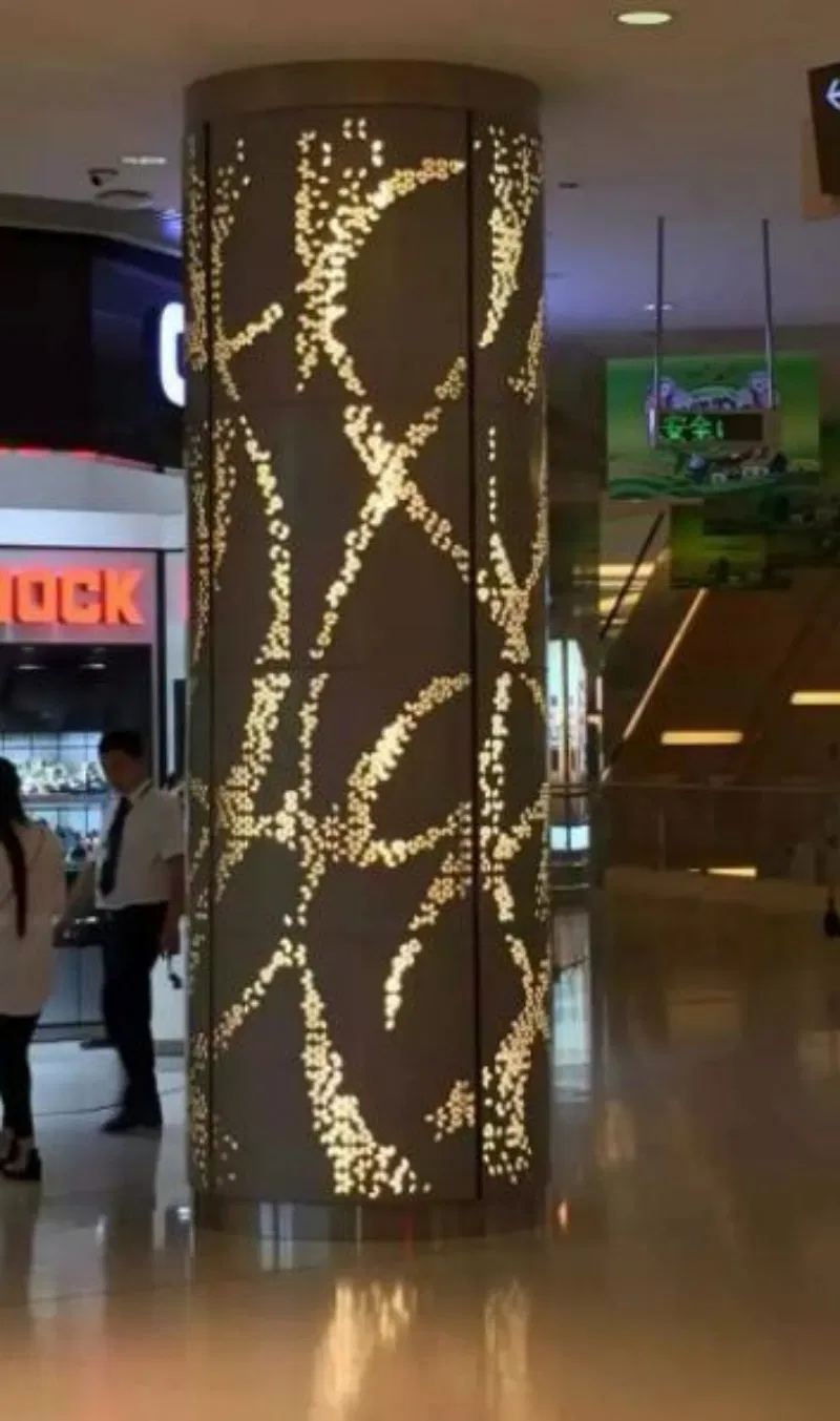 Low Price Aluminium Cylindrical Decoration Used in Curtain Wall Profile