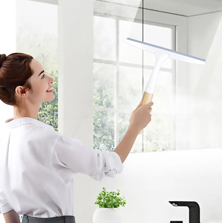 Household Eco-Friendly Handle TPR Window Glass Cleaning Squeegee