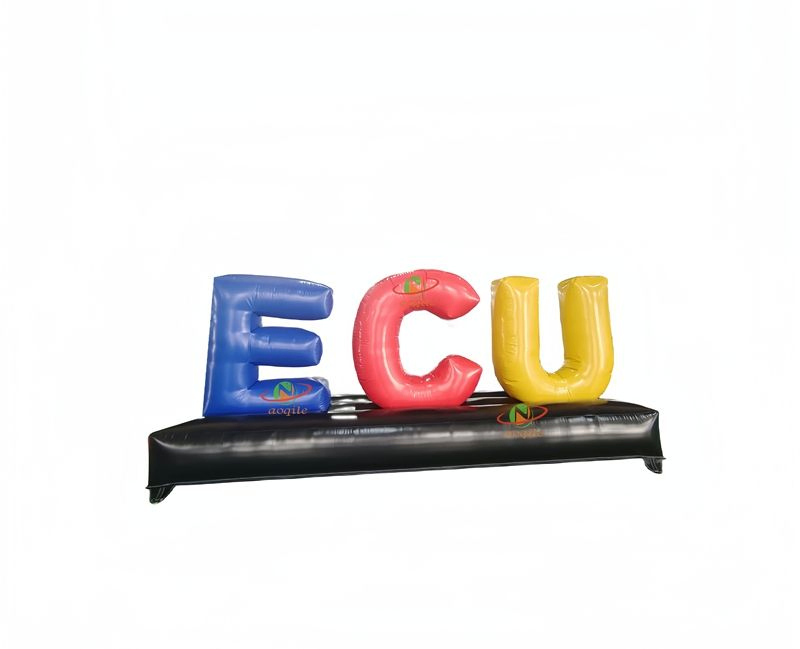 Stage Decoration Inflatable Letters Standfree Nflatable Letters Model with Liqht