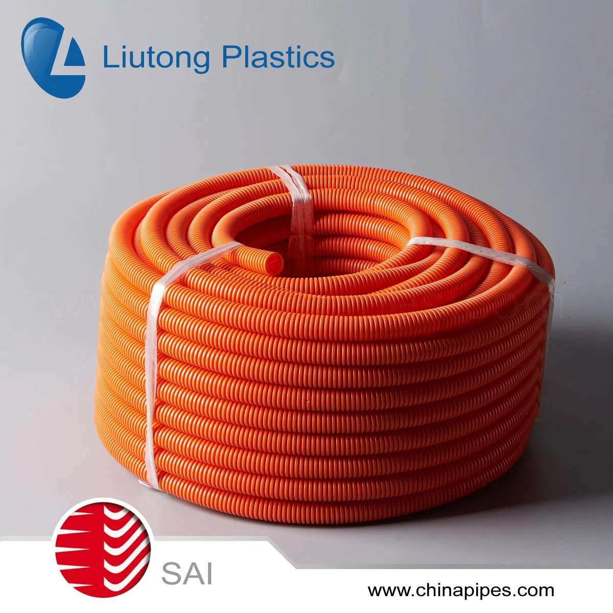 Medium Duty Flexible Plastic 5omm AS/NZS PVC Corrugated Electrical Conduit Pipes