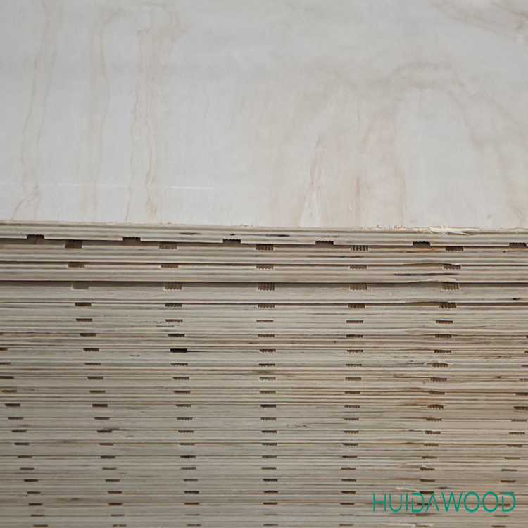 Фанера с пазами 1220x2440 мм, бумажное покрытие