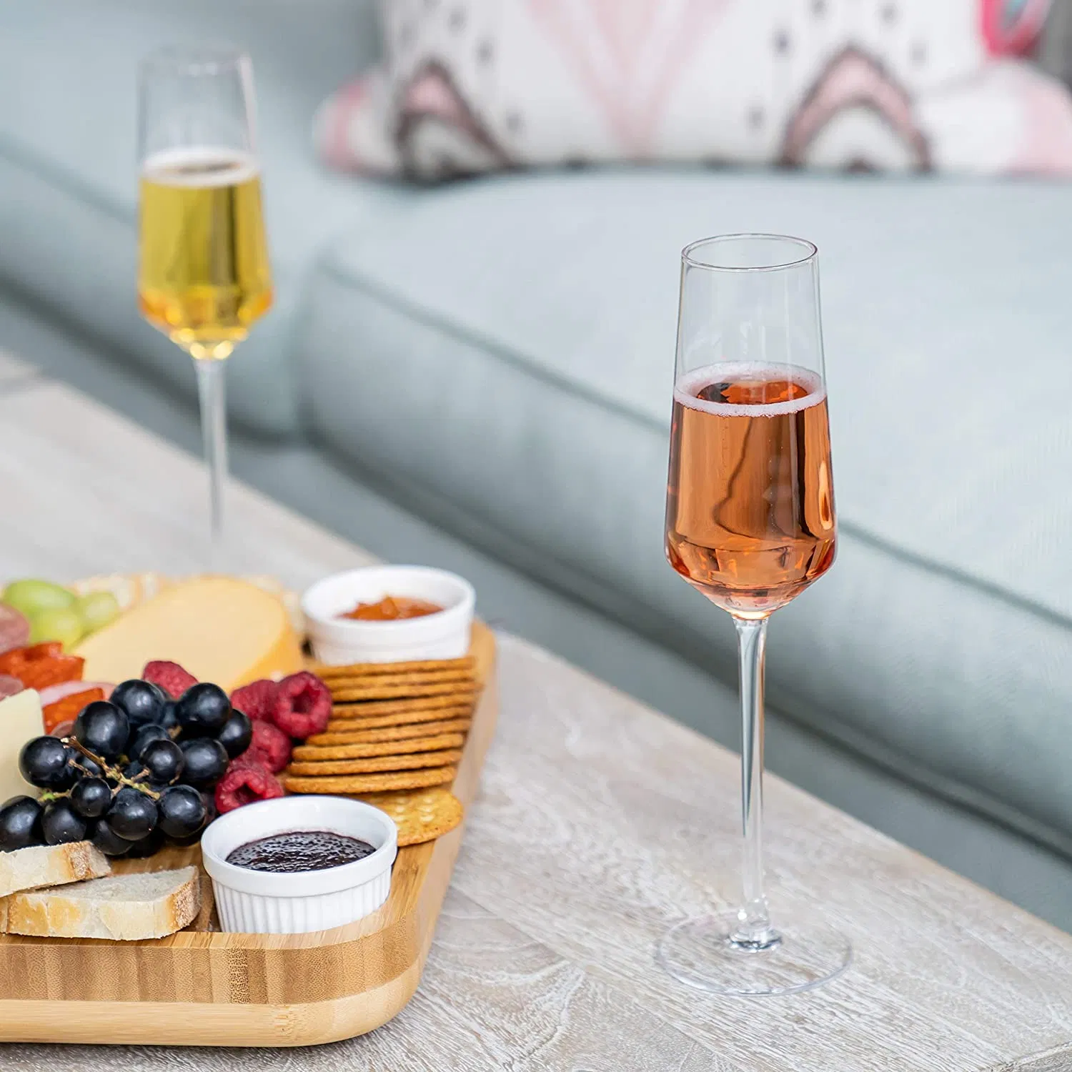 Classic Champagne Flutes Set Champagne Glasses Premium Crystal Stemware