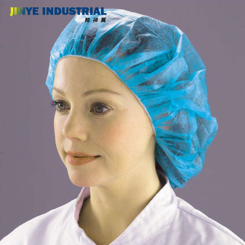 Women Men Adult Non-Woven Bouffant Hair Cap