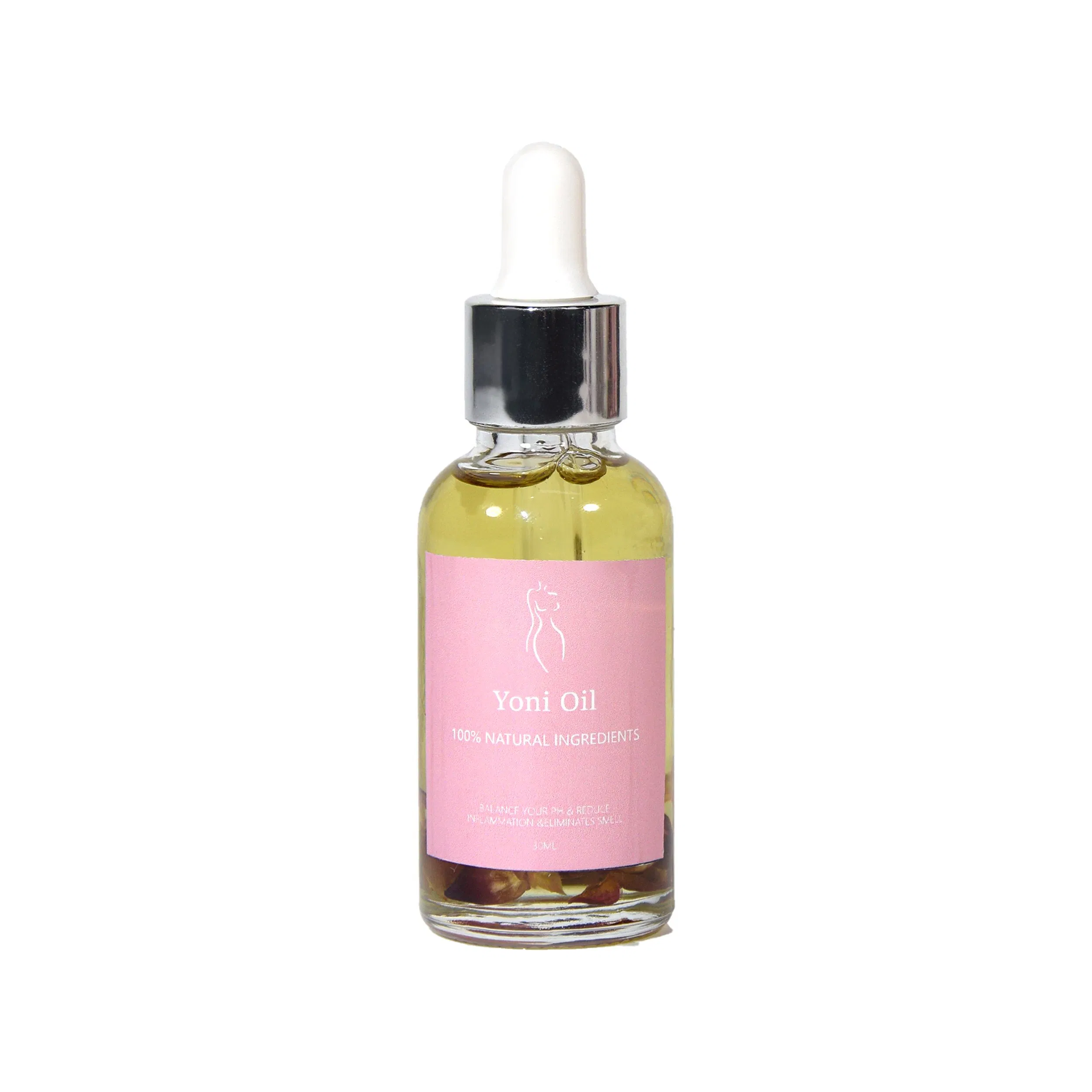 Private Label 100% Natural Formula Intimate Rose Yoni Oil Inflammation Vegan Intimate Care Products Essential Oil Custom