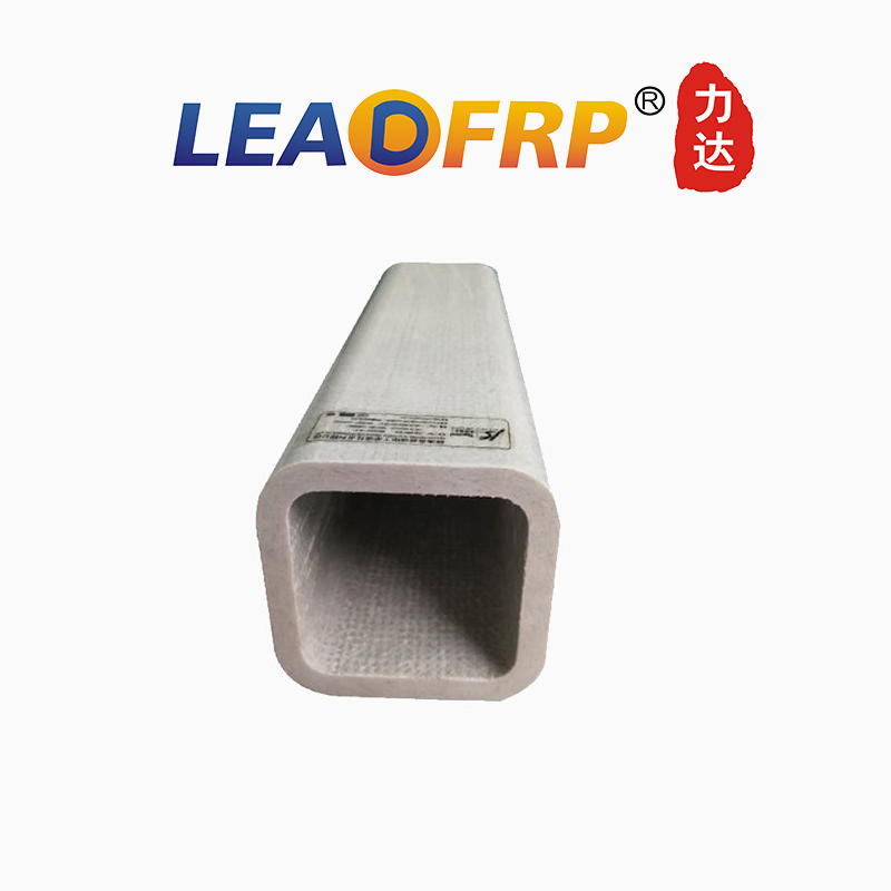 Electrical Insulating FRP Square Tube Non-Conductive Fiberglass Tube for Cable Support