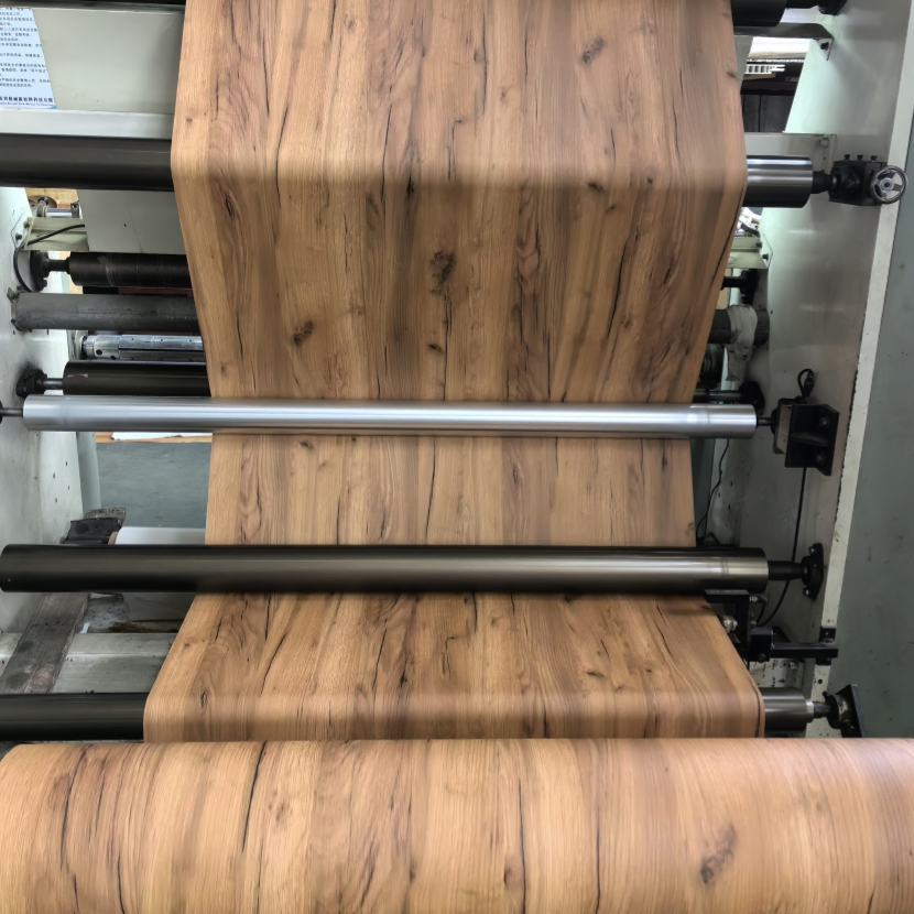 Factory Price Matte High Gloss Soft Touch UV PVC Decorative Film for Vacuum Press Flat Lamination Profile Wrapping WPC MDF PVC Wall furniture Cabinet Doors