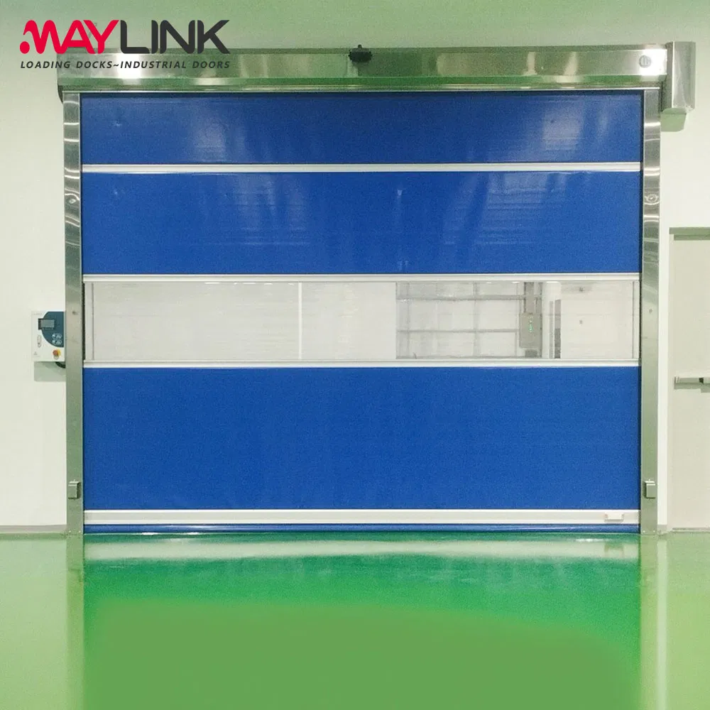 Maylink Industrial Automatic PVC Rolling Door PVC High Speed Door