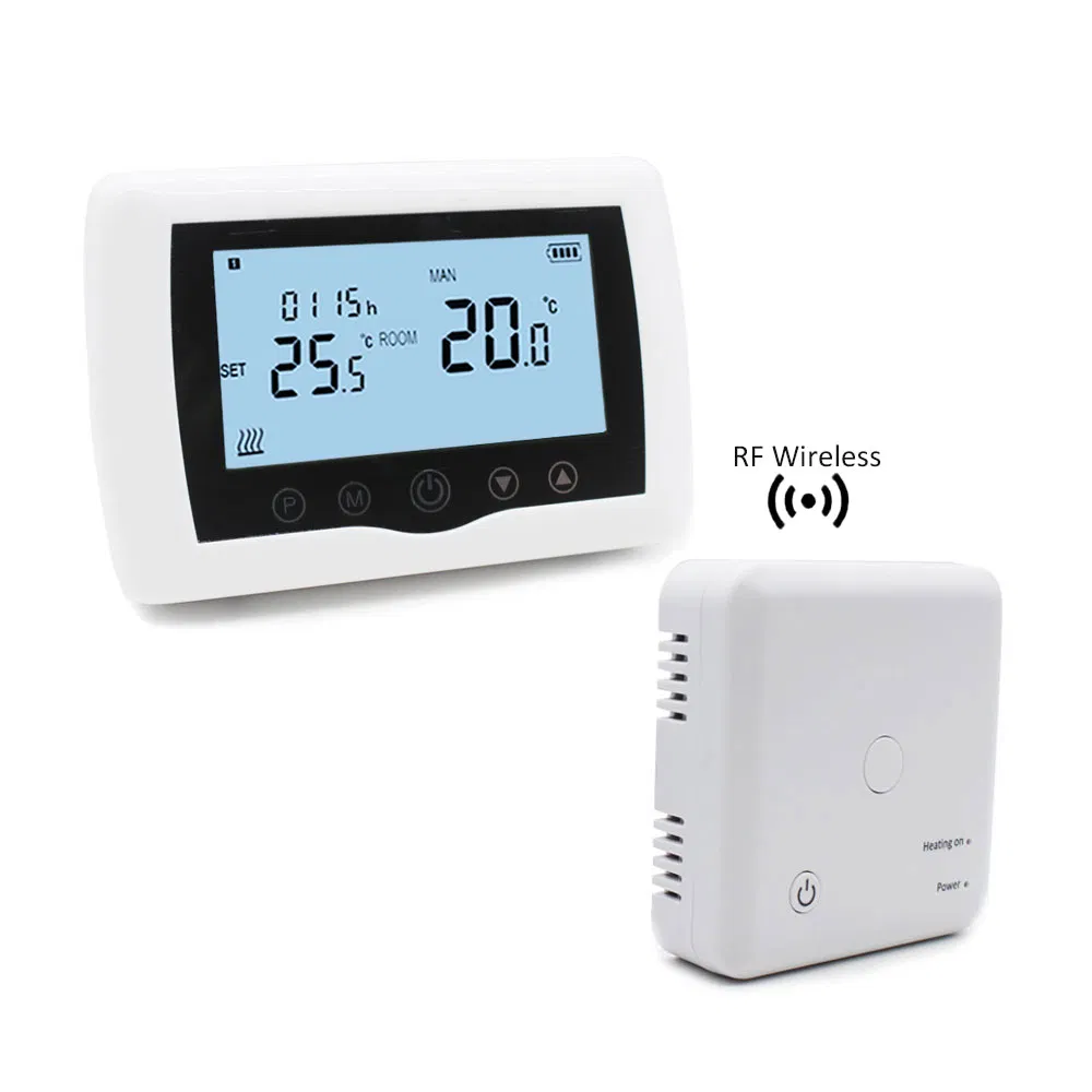 Digital Heating Boiler Thermostat for Smart Home with Wireless Remote Control