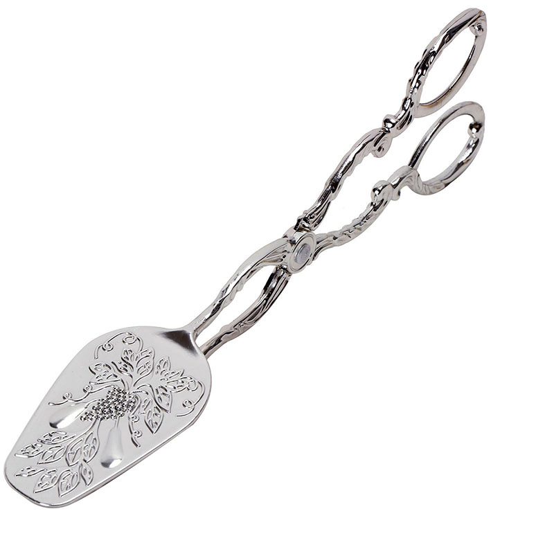 Retro Bread Clip Serving Pasta, Salads, Meat and Vegetables Kitchenware Creative Luxury Metal Cake Food Tong Baking Tool