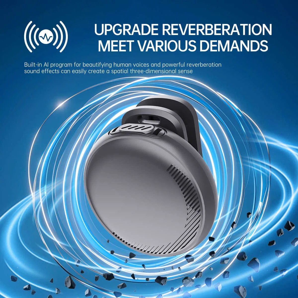 Dual Round Button Wireless Lavalier Microphones for Seamless Audio Recording