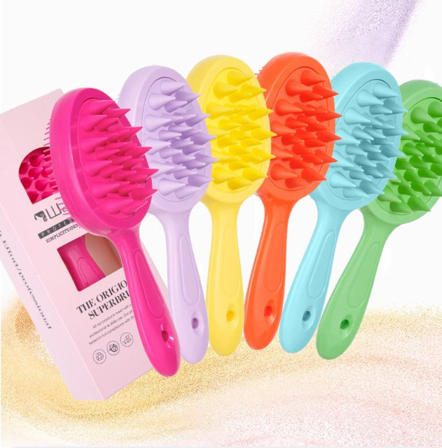 Air Cushion Brush-Scalp Massage and Shampoo Accessory