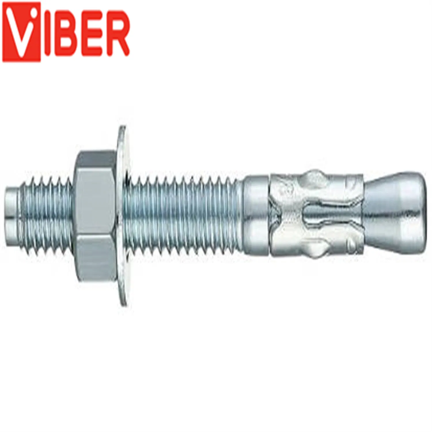 3/8X4 Inch Standard Fasteners for Heavy-Duty Zinc Wedge Anchors for Cement and Concrete