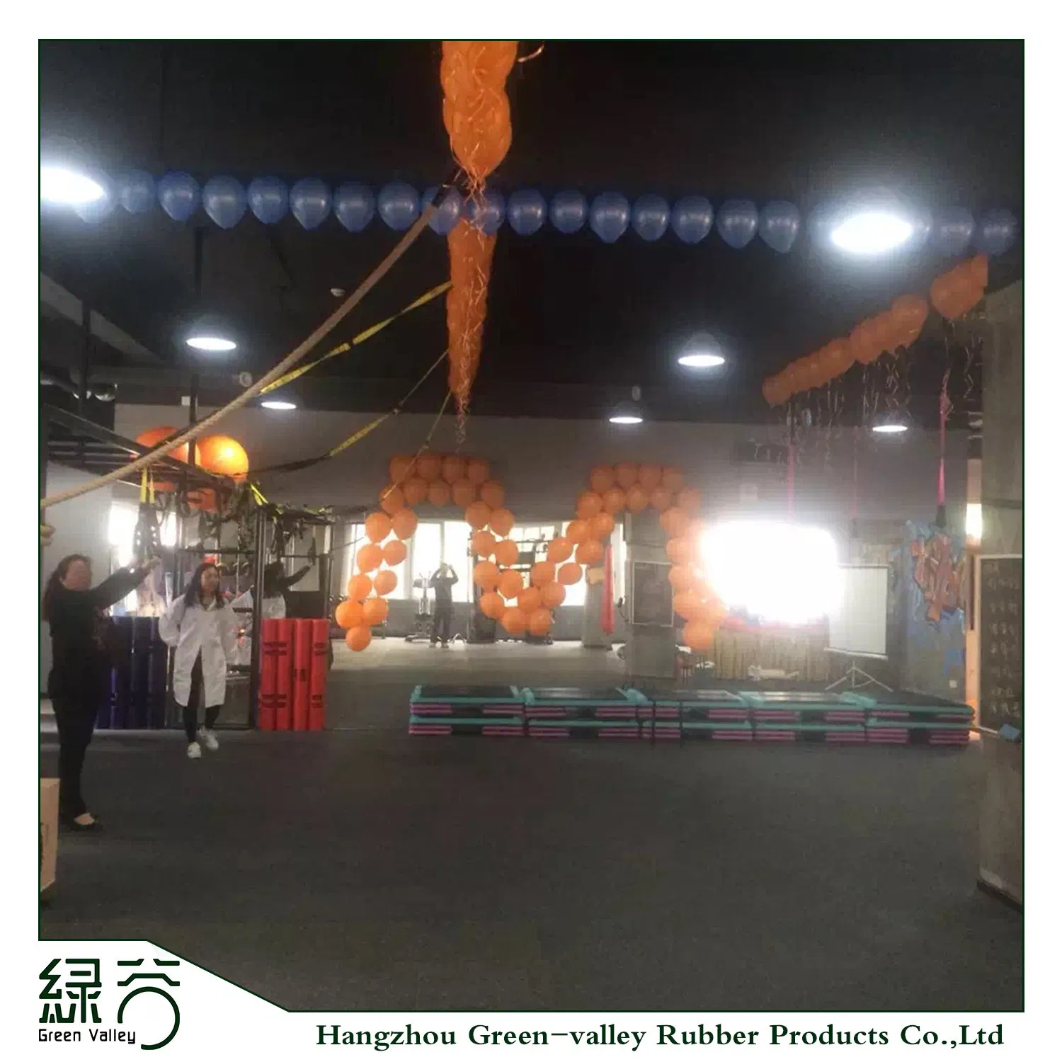 Fitness Center Not Easy Deformation 8mm Thickness EPDM Rubber Gym Flooring Rolls