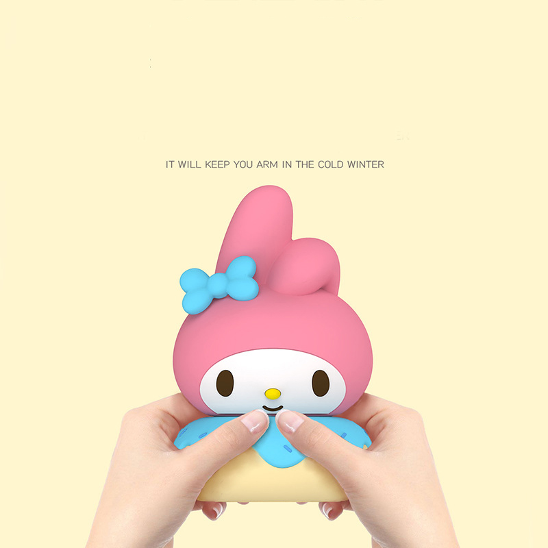 Genuine Authorized Sanliou Cartoon Silicone Water Filled Melody Student Explosion-Proof Warm Water Bag