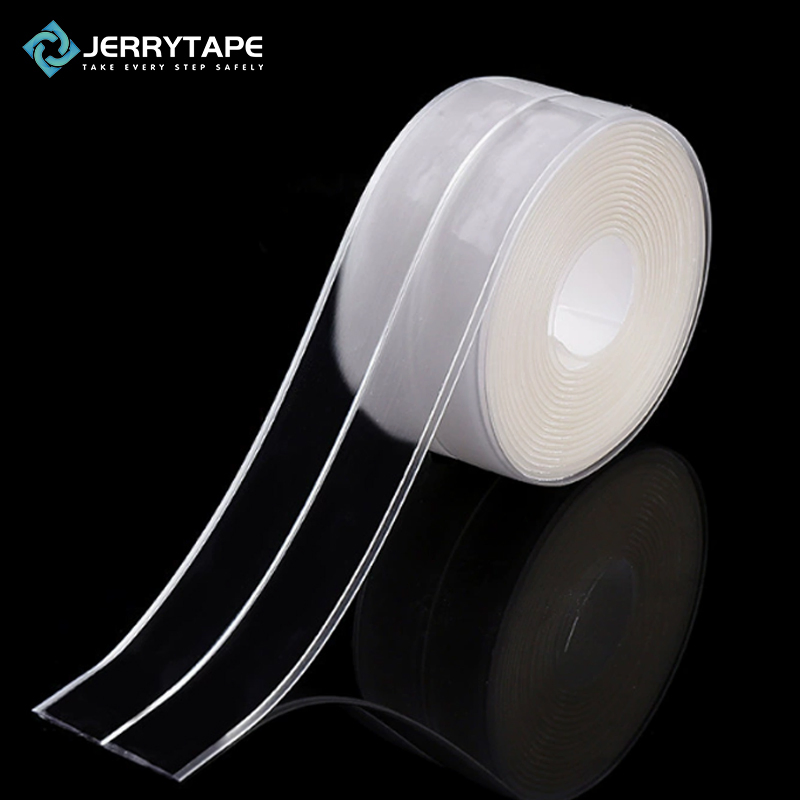 Jerrytape Transparent Printing Caulk Tape, Waterproof Self-Adhesive Sealing Strip, China Supplier