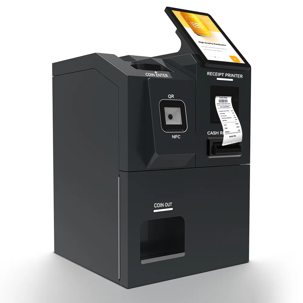 10.1-Inch Self Service Cash Payment and Change Kiosk