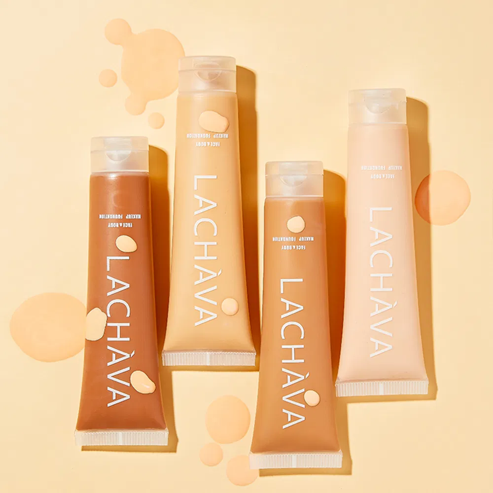 Private Label Makeup Foundation Full Coverage SPF Liquid Foundation Wholesales No Logo 32 Colors Female Waterproof Foundation