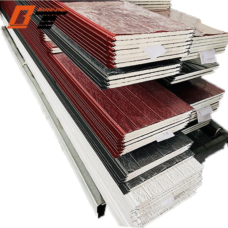 Color Steel Metal EPS Sandwich Panels for Walls and Roofs