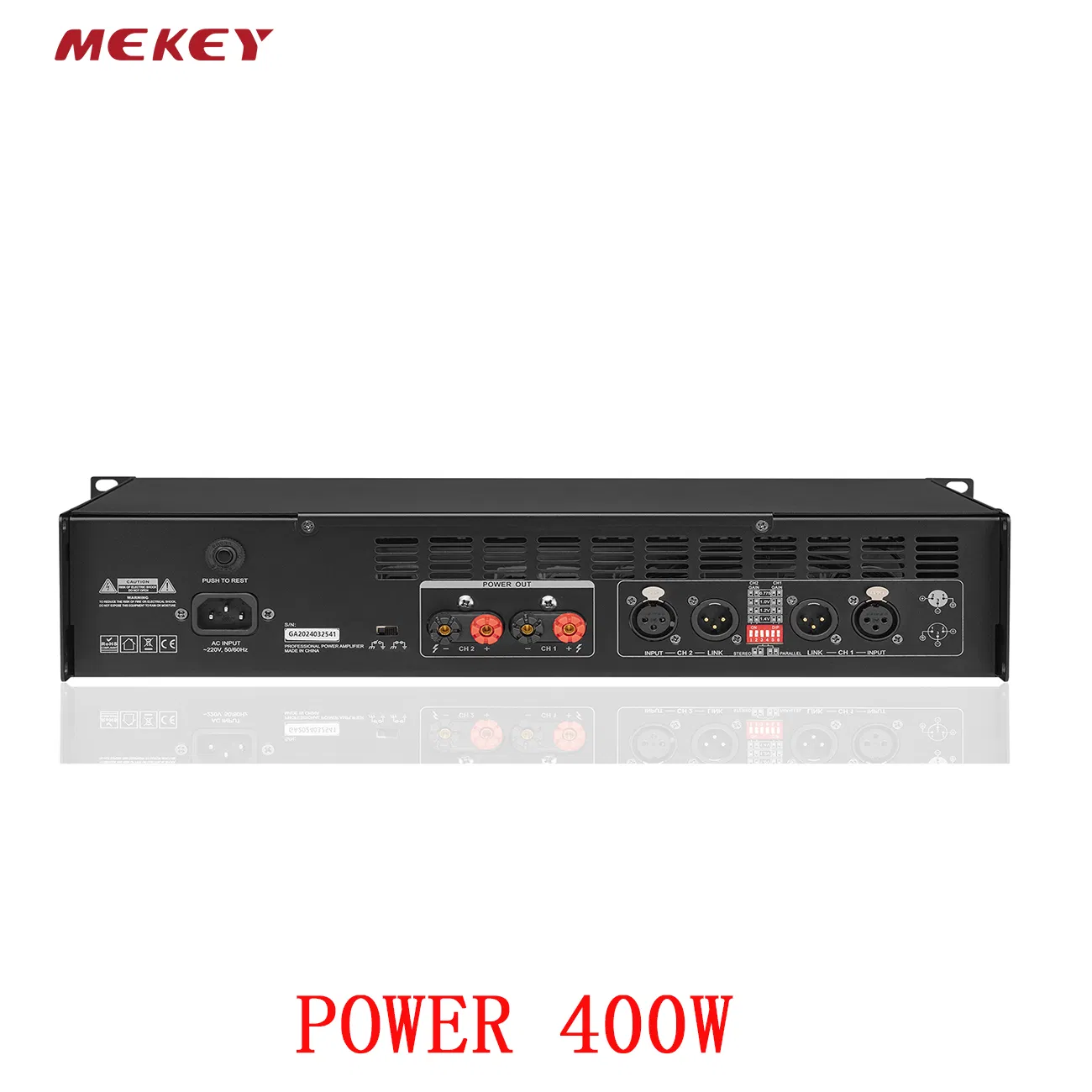 Профессиональный усилитель мощности Mekey MP-2604, 2 канала