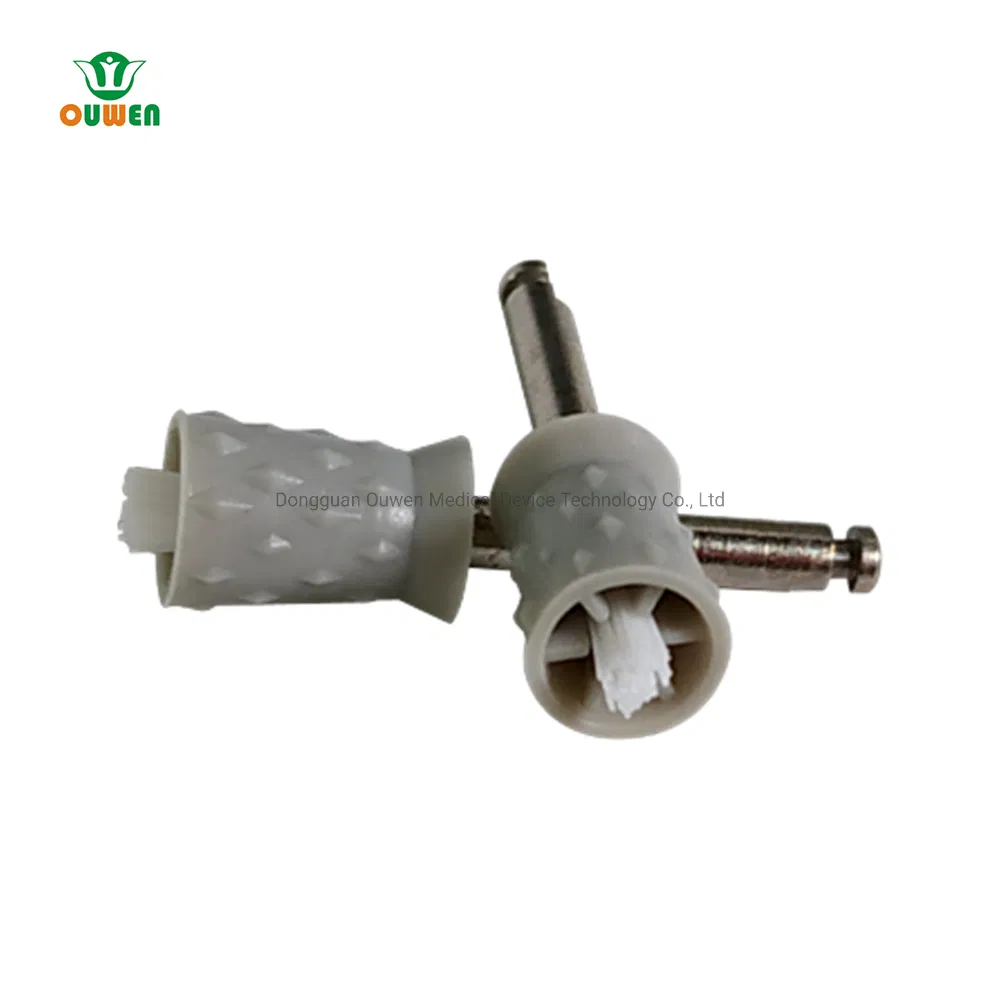 100PCS Dental Latch Rubber Prophy Cup for Dental Clinic Dual-Use Polishing Cup