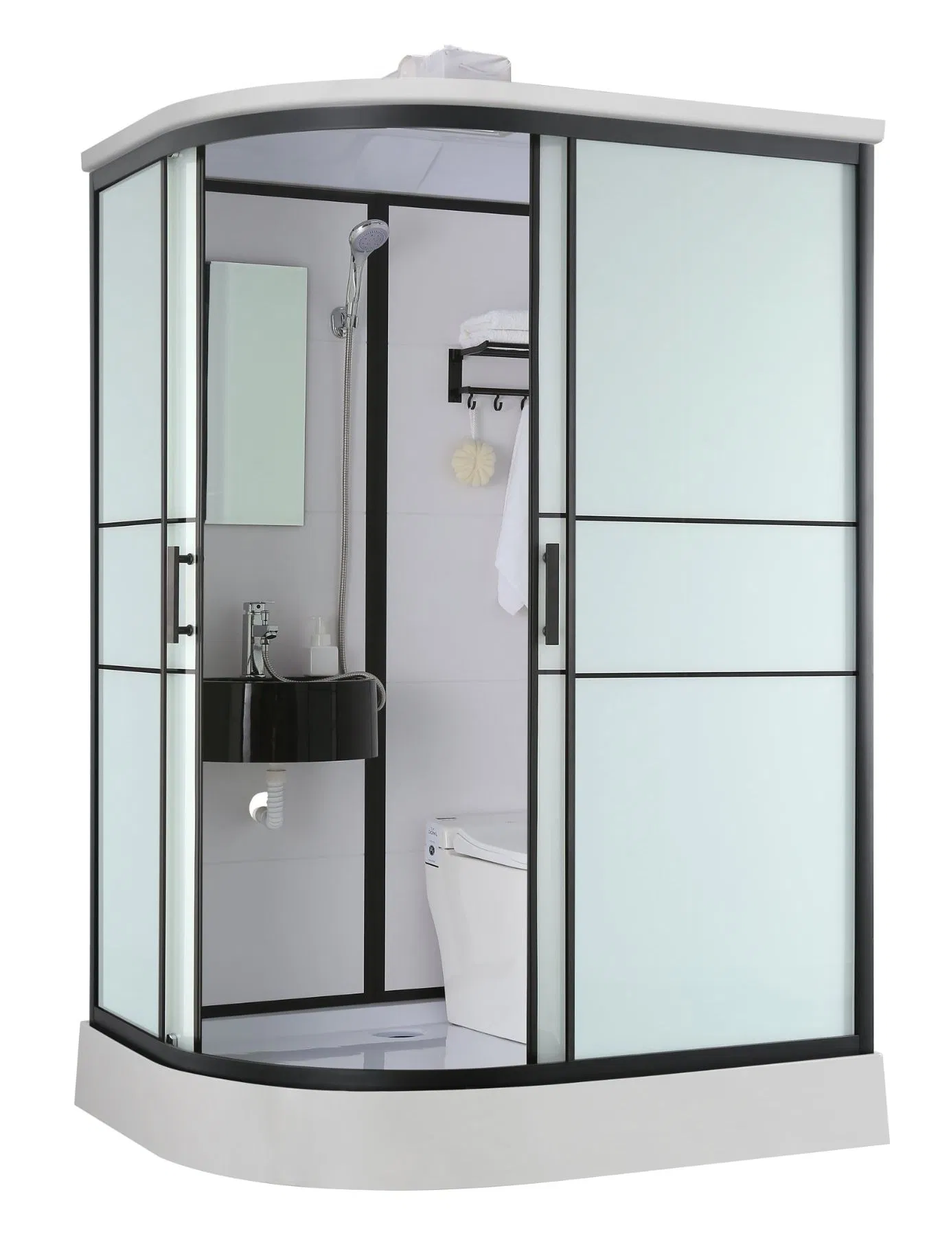 Walk in Shower Enclosure All in One Bathroom Prefab Bathroom