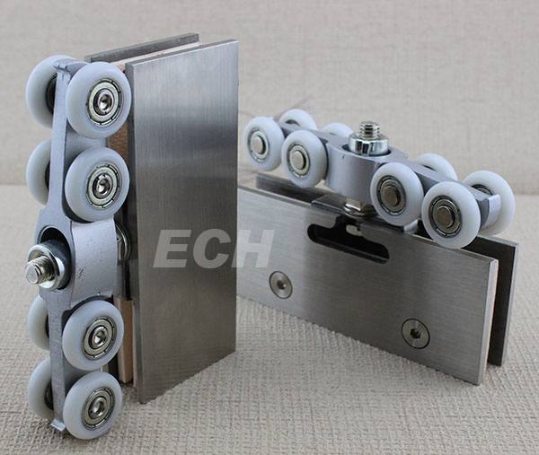 Good Quality Glass Sliding Roller 316 Stainless Steel Roller System