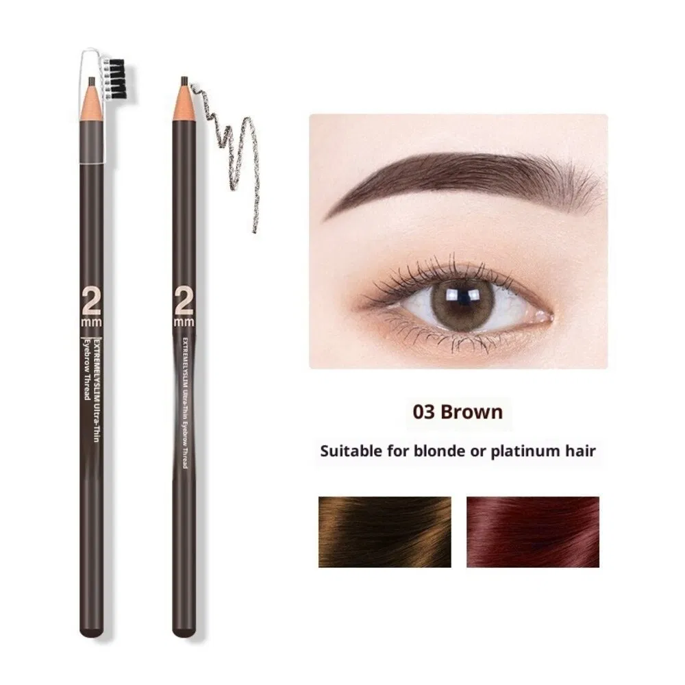 Waterproof Eyebrow Pencil with Buildable Color That Can Be Layered for Intensity