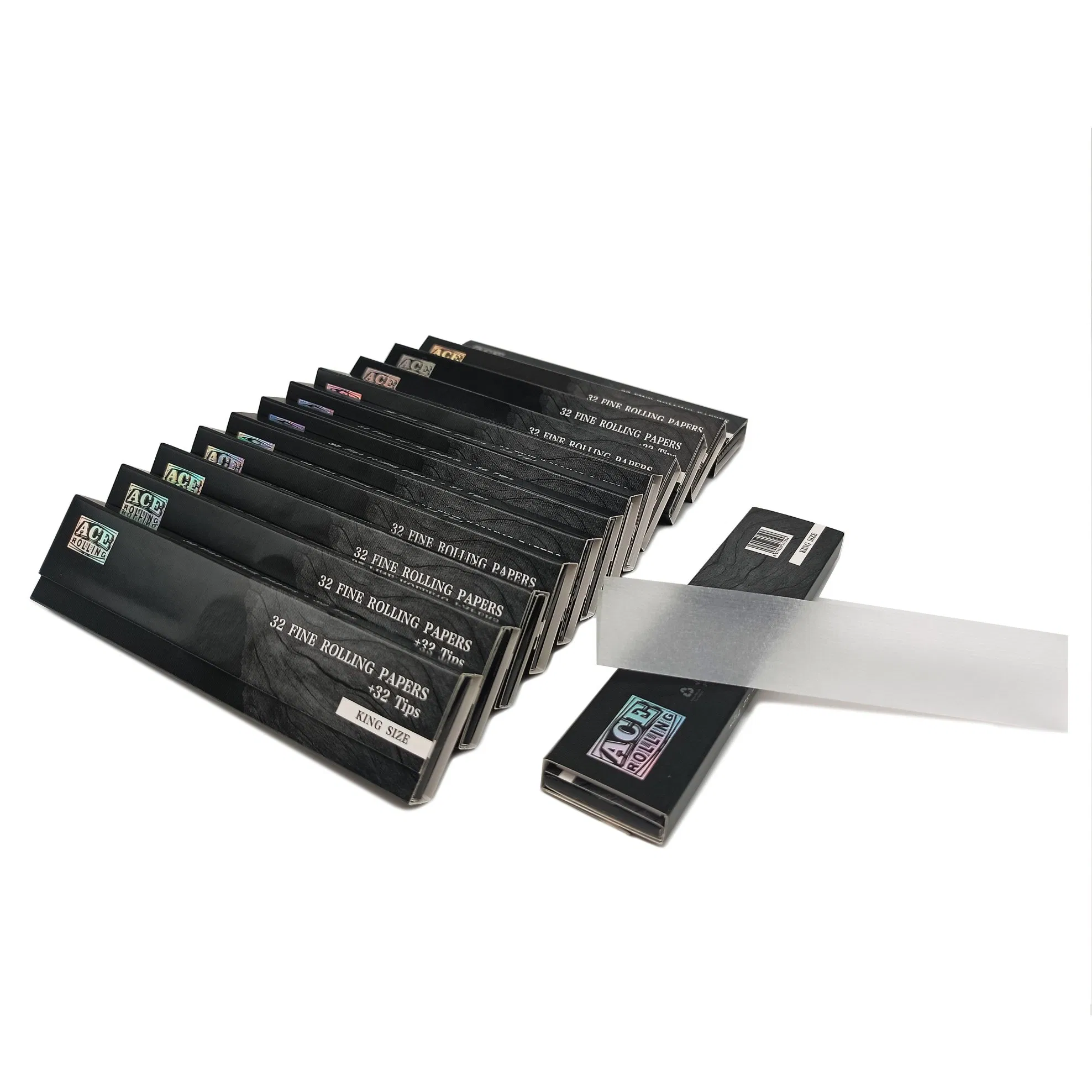 Custom Ultra Thin 10g Cigarette Rolling Paper Smoking with Tips