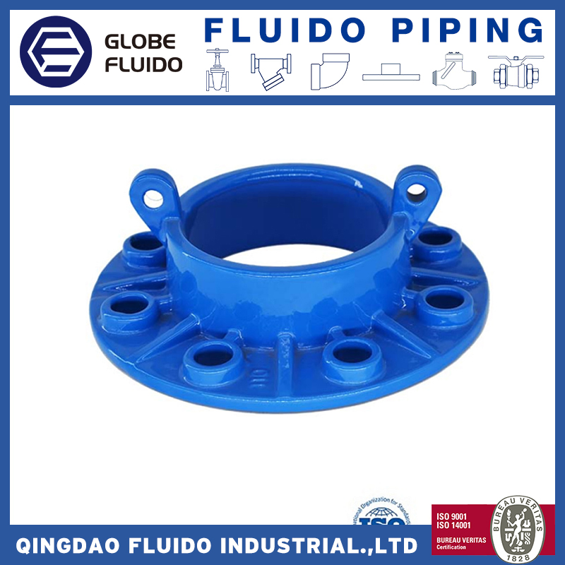 High Quality En545 Ductile Iron Pipe Fittings T-Type Flanged Socket
