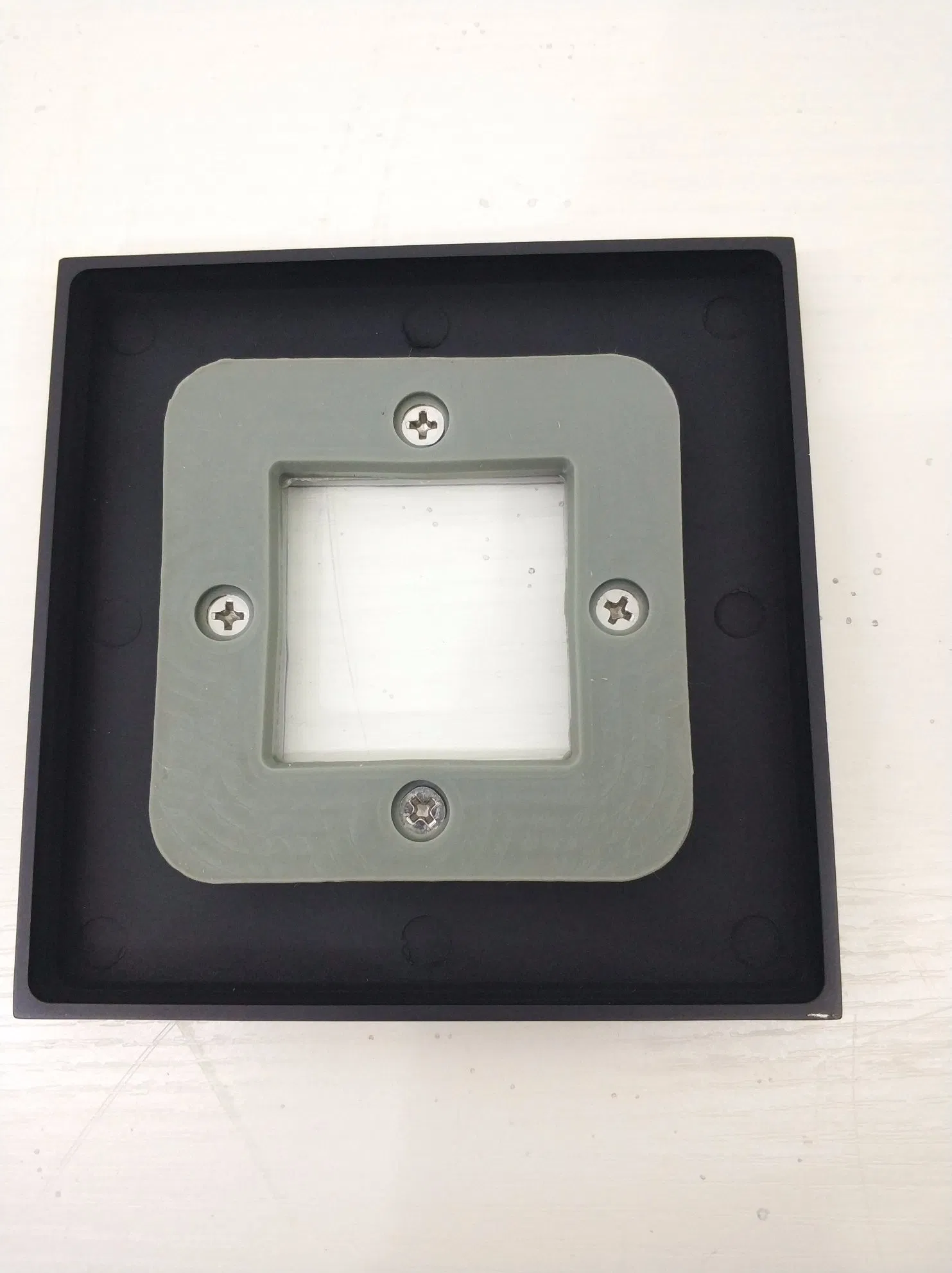 Смеситель для душа Matte Black с дождевой лейкой