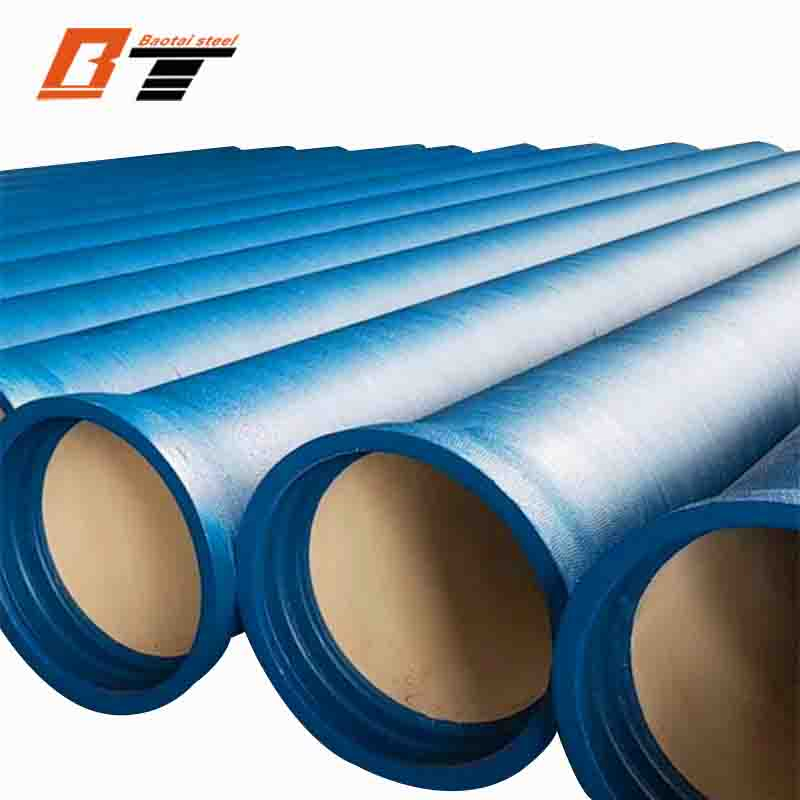 Factory Price Ios2531 En545 En598 En877 Push on Joint Zinc Coated Ductile Iron Pipes C25 C30 C40 and K9 K7 DN80mm-DN2000mm Bitumen Coated Cast Iron Pipe