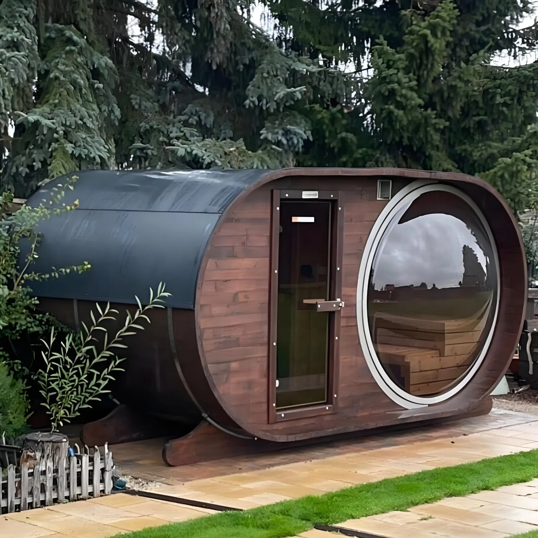 Цилиндрическая сауна Boda для 4-6 человек