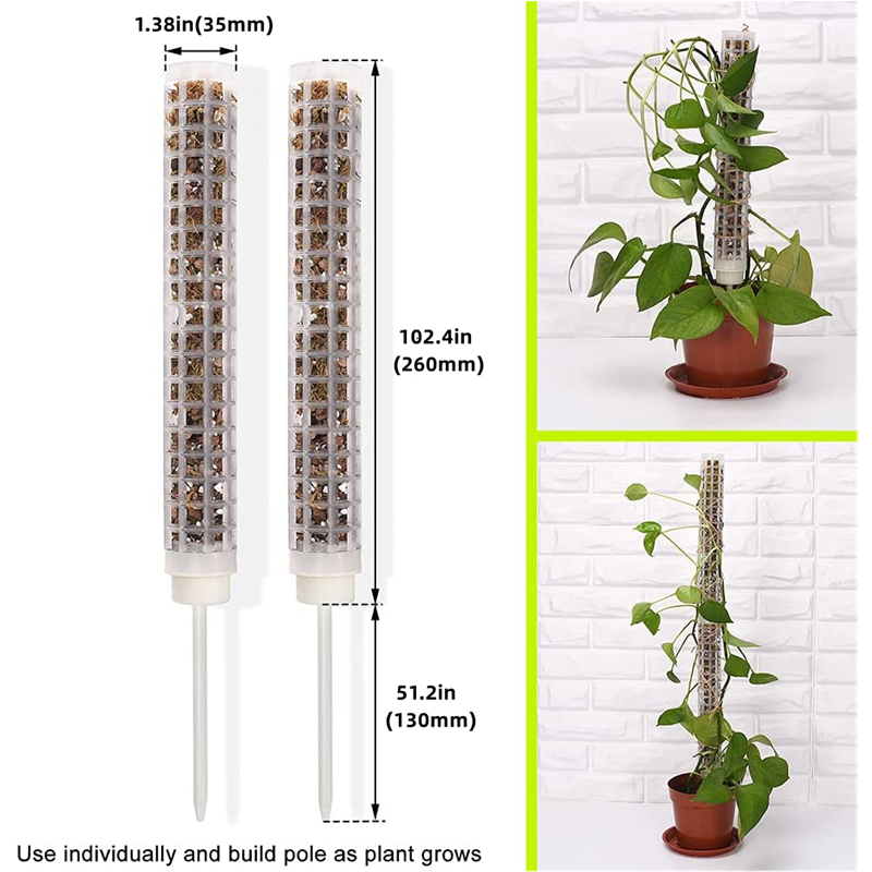 Опора для растений кокосовая моховая палочка