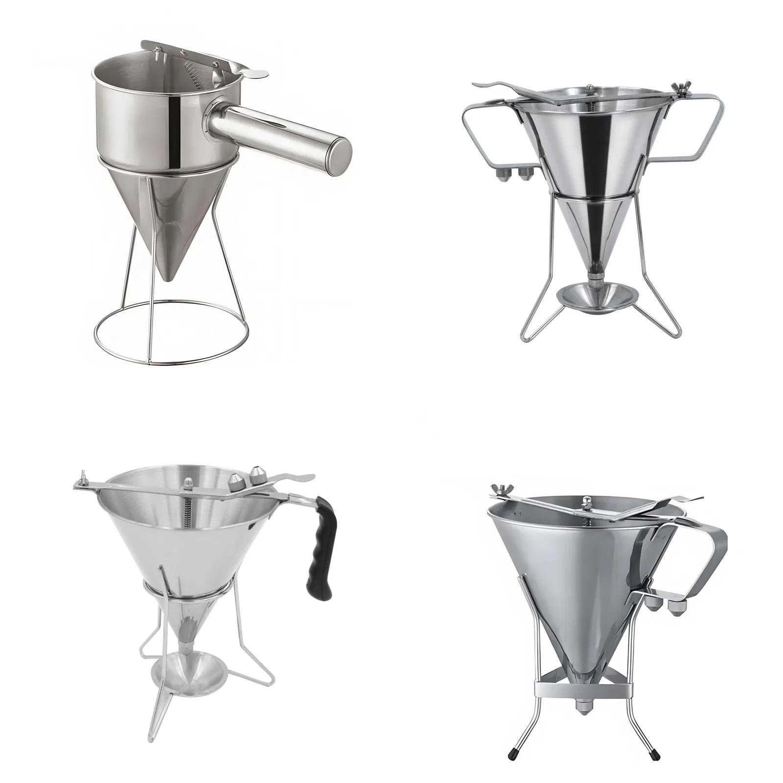 Heavybao Oman Qatar Saudi Arabia Middle East Bakery Kitchen Stainless Steel Chocolate Cream Funnel