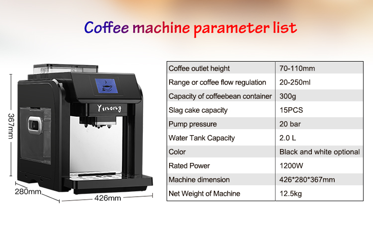 Home Appliance Espresso Machine with Milk Frother and Coffee Grinder Factory Price