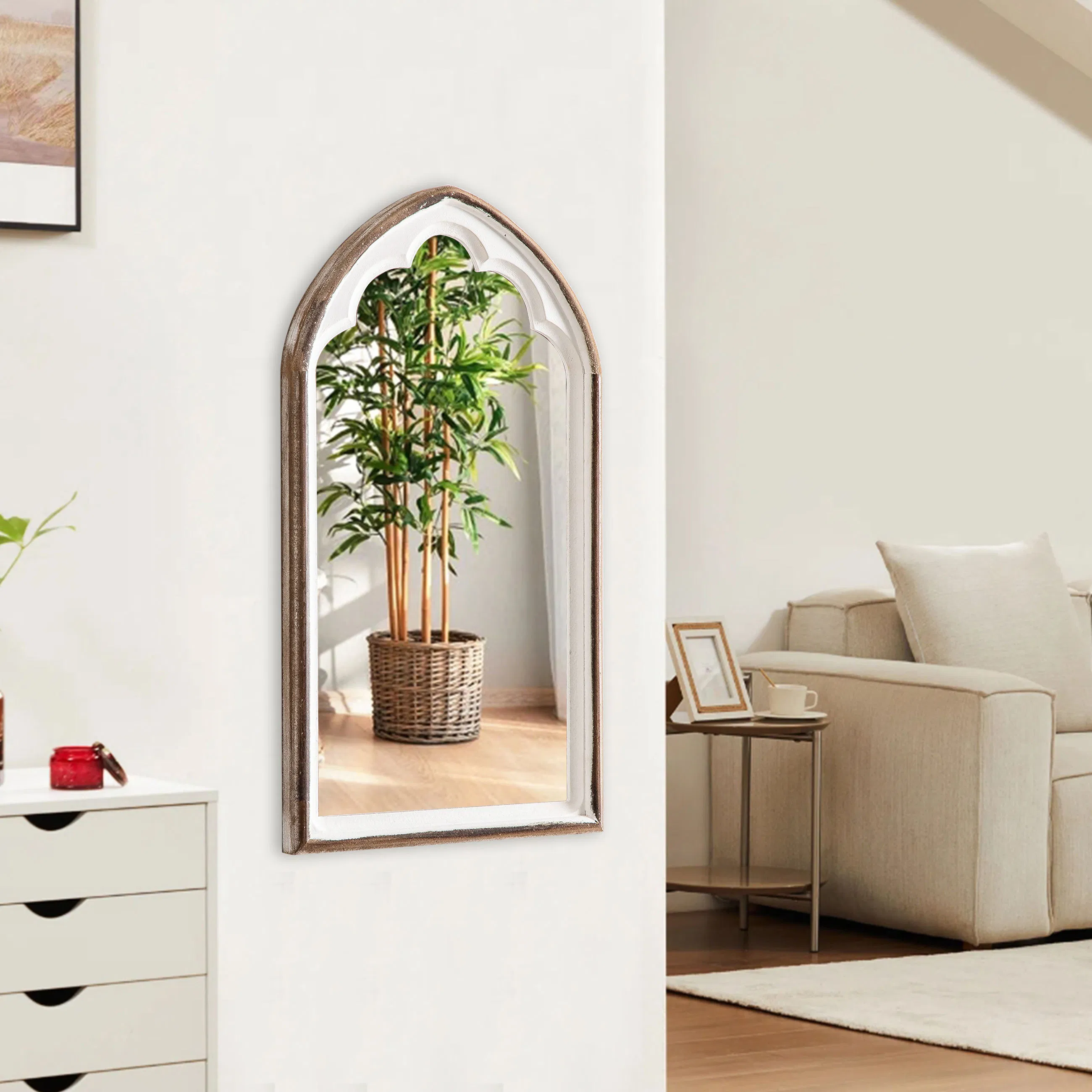 Smart Hotel Room Mirror with Stylish Lighting Features