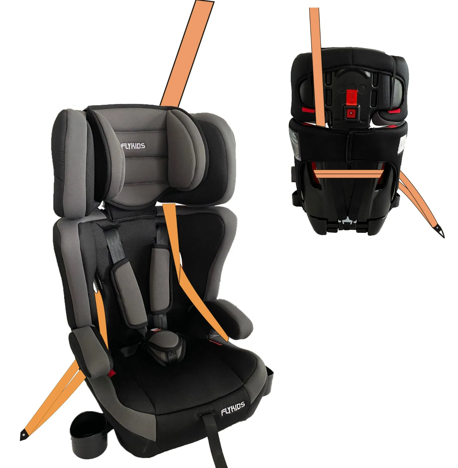 Wholesale 3 In1 Convertible Booster Usage Seats Baby Car Seat