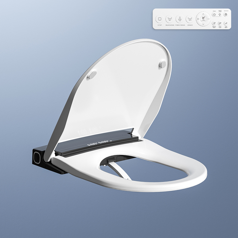 Luxury U-Shape Smart Toilet Seat Multifunction Automatic Heated Drying Bidet Cover Remote Control Intelligent