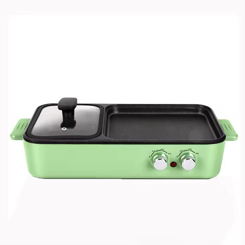 Wholesale Price Hot Pot Grill Smokeless BBQ Grill Korean Household Electric Grill