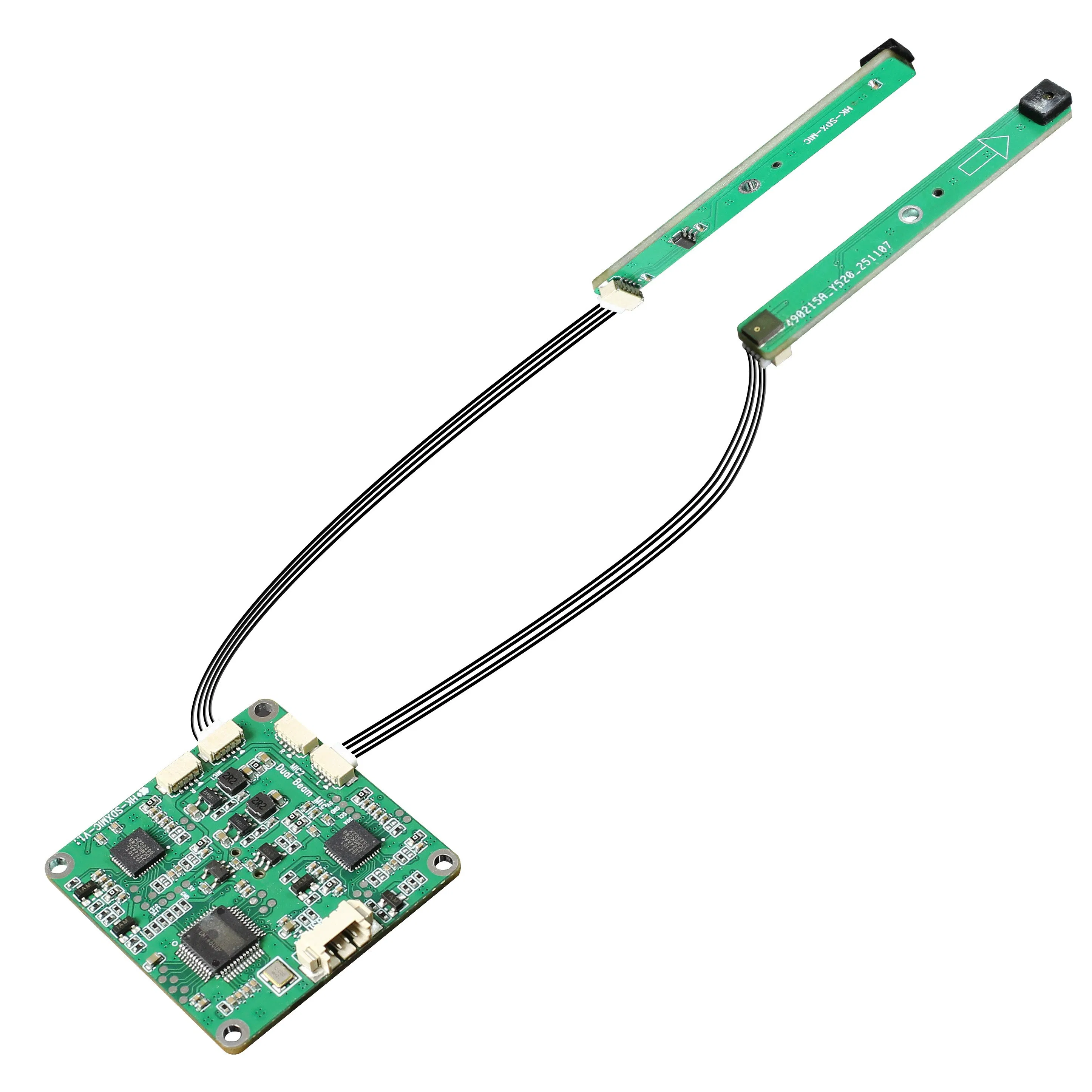 USB Beamforming Mic for Hybrid Meetings Dual Directional, 4-Mic Voice Isolation Module