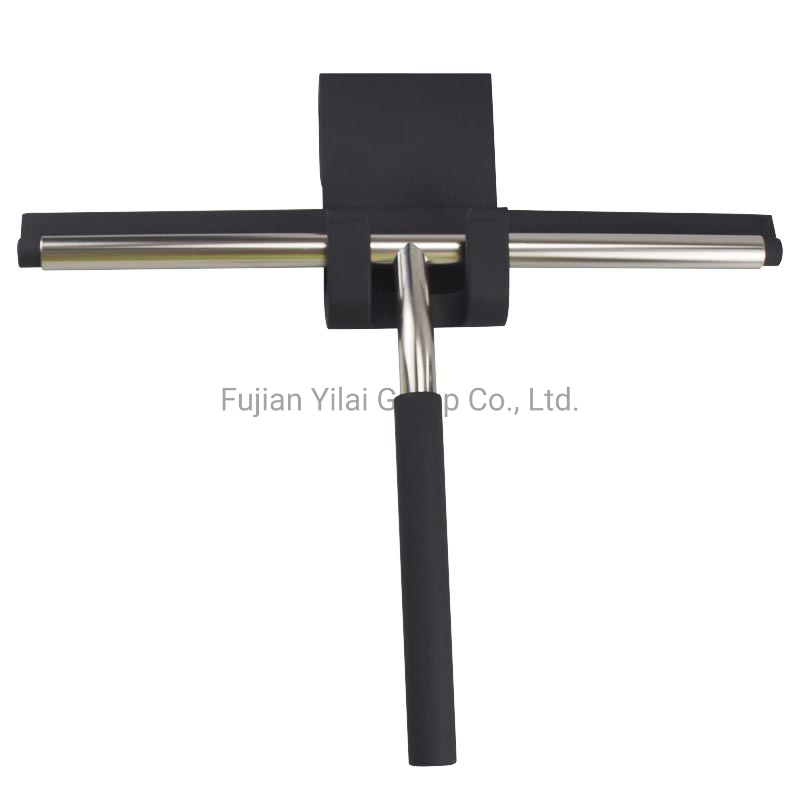 Table Cleaning Wiper Metal Squeegee Stainless Steel Window Squeegee Cleaner with Hook