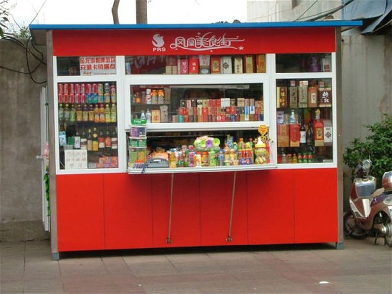 Waterproof and Fireproof Street Mobile Outdoor LED Food Kiosk