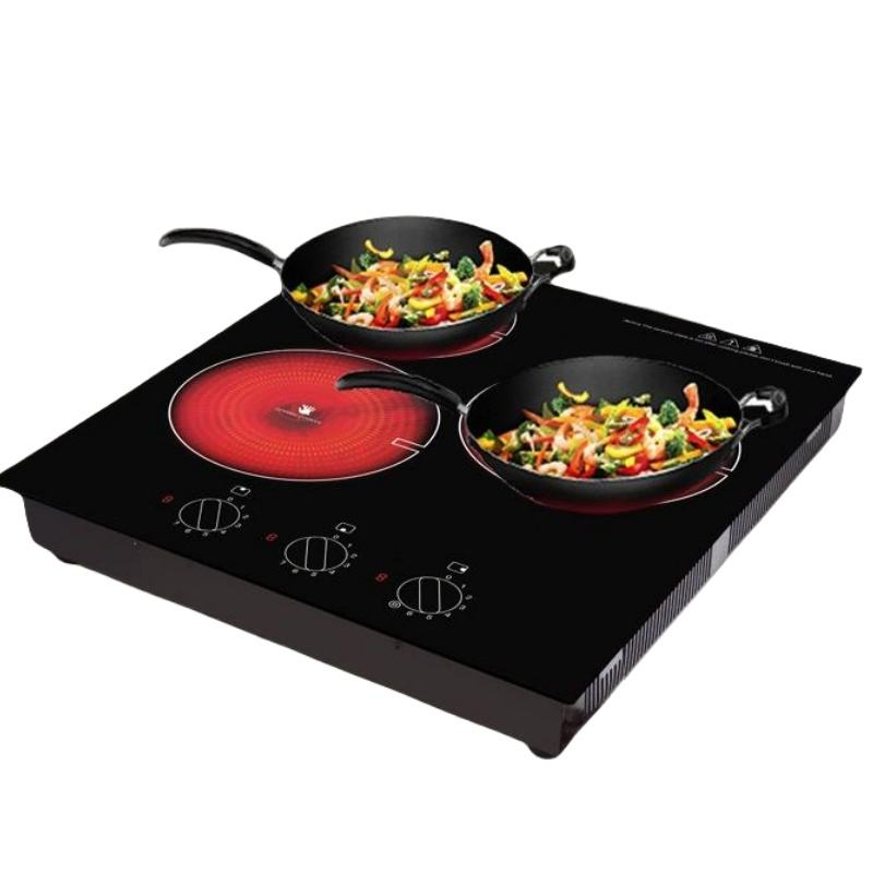 3 Cooker Induction Burner Cooktop Temperature Adjustment Induction Base