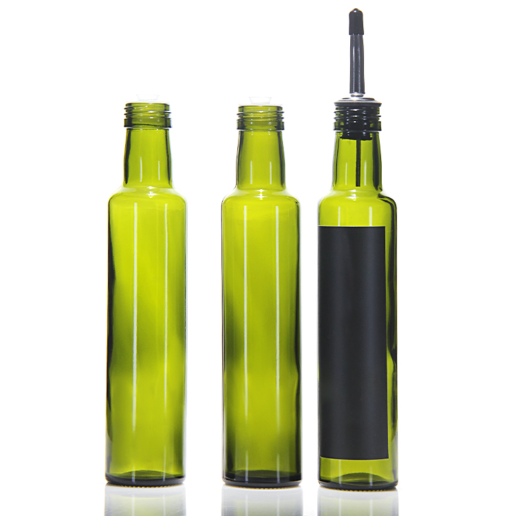 Bulk Empty 750ml 1000ml Mini Amber Transparent Glass Olive Oil Bottle with Screw Cap